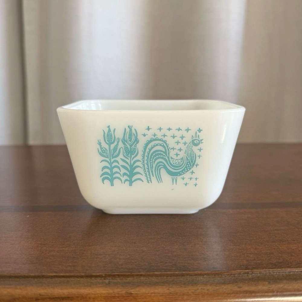 Vintage Pyrex 1.5 Cup Refrigerator Dish Amish Butterprint 501 No Lid - Picture 4 of 7